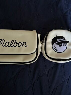 Walborn White & Black Cosmetic Pouch Set